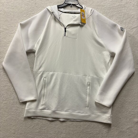 NWT Under Armour Steph Curry Hoodie Mens 3XLT White Playable Jacket Sample - Picture 1 of 6